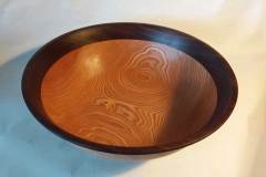 Kentucky Coffee Tree Bowl with Walnut Rim